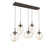 manufacturer_finish:Flat Bronze|manufacturer_glass:Geo Crystal Inner - Amber Outer|light_output:1700.00lm|color_temperature:2700K|cri:93|voltage:120.00V