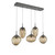 manufacturer_finish:Graphite|manufacturer_glass:Floret Crystal Inner - Bronze Outer|light_output:Unspecified|color_temperature:2700K|cri:Unspecified|voltage:Unspecified