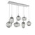 manufacturer_finish:Classic Silver|manufacturer_glass:Floret Crystal Inner - Smoke Outer|light_output:Unspecified|color_temperature:3000K|cri:Unspecified|voltage:Unspecified