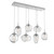 manufacturer_finish:Classic Silver|manufacturer_glass:Geo Crystal Inner - Clear Outer|light_output:Unspecified|color_temperature:2700K|cri:Unspecified|voltage:Unspecified