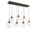 manufacturer_finish:Flat Bronze|manufacturer_glass:Floret Crystal Inner - Amber Outer|light_output:1020.00lm|color_temperature:2700K|cri:93|voltage:120.00V