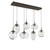 manufacturer_finish:Flat Bronze|manufacturer_glass:Geo Crystal Inner - Clear Outer|light_output:1020.00lm|color_temperature:2700K|cri:93|voltage:120.00V