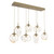 manufacturer_finish:Gilded Brass|manufacturer_glass:Floret Crystal Inner - Amber Outer|light_output:Unspecified|color_temperature:3000K|cri:Unspecified|voltage:120.00V