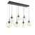 manufacturer_finish:Matte Black|manufacturer_glass:Geo Crystal Inner - Amber Outer|light_output:Unspecified|color_temperature:3000K|cri:Unspecified|voltage:120.00V