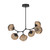 manufacturer_finish:Matte Black|manufacturer_glass:Bronze Blown Glass|color_temperature:3000K