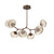 manufacturer_finish:Burnished Bronze|manufacturer_glass:Amber Blown Glass|color_temperature:3000K