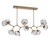 Hammerton Studio - PLB0089-BC-NB-C-001-L3 - LED Chandelier - Mesa - Novel Brass