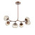 manufacturer_finish:Burnished Bronze|manufacturer_glass:Geo Crystal Inner - Amber Outer|color_temperature:2700K