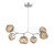 Hammerton Studio - PLB0095-BA-CS-ZB-001-L3 - LED Chandelier - Luna - Classic Silver