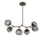 Hammerton Studio - PLB0095-BA-FB-FS-001-L1 - LED Chandelier - Luna - Flat Bronze