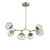 Hammerton Studio - PLB0095-BA-GB-FC-001-L1 - LED Chandelier - Luna - Gilded Brass