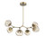 Hammerton Studio - PLB0095-BA-GB-GA-001-L3 - LED Chandelier - Luna - Gilded Brass