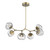 Hammerton Studio - PLB0095-BA-GB-GC-001-L1 - LED Chandelier - Luna - Gilded Brass
