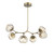Hammerton Studio - PLB0095-BA-GB-ZA-001-L3 - LED Chandelier - Luna - Gilded Brass