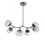 Hammerton Studio - PLB0095-BA-GP-FC-001-L1 - LED Chandelier - Luna - Graphite