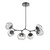 Hammerton Studio - PLB0095-BA-GP-GC-001-L1 - LED Chandelier - Luna - Graphite