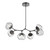 Hammerton Studio - PLB0095-BA-GP-ZC-001-L1 - LED Chandelier - Luna - Graphite