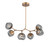 Hammerton Studio - PLB0095-BA-NB-FS-001-L3 - LED Chandelier - Luna - Novel Brass