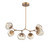 Hammerton Studio - PLB0095-BA-NB-GA-001-L1 - LED Chandelier - Luna - Novel Brass