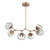 Hammerton Studio - PLB0095-BA-NB-GC-001-L1 - LED Chandelier - Luna - Novel Brass