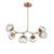 Hammerton Studio - PLB0095-BA-NB-ZC-001-L3 - LED Chandelier - Luna - Novel Brass