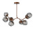 manufacturer_finish:Burnished Bronze|manufacturer_glass:Floret Crystal Inner - Smoke Outer|color_temperature:2700K