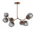 manufacturer_finish:Burnished Bronze|manufacturer_glass:Geo Crystal Inner - Smoke Outer|color_temperature:3000K