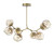 manufacturer_finish:Gilded Brass|manufacturer_glass:Floret Crystal Inner - Amber Outer|color_temperature:3000K