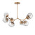 manufacturer_finish:Novel Brass|manufacturer_glass:Geo Crystal Inner - Clear Outer|color_temperature:2700K