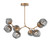 manufacturer_finish:Novel Brass|manufacturer_glass:Zircon Crystal Inner - Smoke Outer|color_temperature:3000K