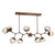 Hammerton Studio - PLB0095-BC-BB-ZA-001-L3 - LED Chandelier - Luna - Burnished Bronze