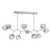 Hammerton Studio - PLB0095-BC-BS-FC-001-L3 - LED Chandelier - Luna - Beige Silver