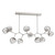 Hammerton Studio - PLB0095-BC-BS-GC-001-L3 - LED Chandelier - Luna - Beige Silver