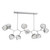 Hammerton Studio - PLB0095-BC-CS-FC-001-L3 - LED Chandelier - Luna - Classic Silver