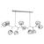 Hammerton Studio - PLB0095-BC-CS-GC-001-L1 - LED Chandelier - Luna - Classic Silver