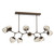 Hammerton Studio - PLB0095-BC-FB-FA-001-L1 - LED Chandelier - Luna - Flat Bronze