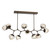 Hammerton Studio - PLB0095-BC-FB-ZA-001-L3 - LED Chandelier - Luna - Flat Bronze