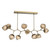 Hammerton Studio - PLB0095-BC-GB-FB-001-L1 - LED Chandelier - Luna - Gilded Brass
