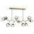 Hammerton Studio - PLB0095-BC-GB-ZC-001-L1 - LED Chandelier - Luna - Gilded Brass