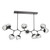 Hammerton Studio - PLB0095-BC-GP-ZC-001-L1 - LED Chandelier - Luna - Graphite