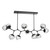 Hammerton Studio - PLB0095-BC-MB-ZC-001-L1 - LED Chandelier - Luna - Matte Black