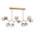 Hammerton Studio - PLB0095-BC-NB-FC-001-L1 - LED Chandelier - Luna - Novel Brass