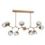 Hammerton Studio - PLB0095-BC-NB-GC-001-L3 - LED Chandelier - Luna - Novel Brass