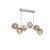 manufacturer_finish:Classic Silver|manufacturer_glass:Geo Crystal Inner - Bronze Outer|color_temperature:3000K