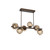 manufacturer_finish:Flat Bronze|manufacturer_glass:Floret Crystal Inner - Bronze Outer|color_temperature:2700K