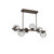 manufacturer_finish:Flat Bronze|manufacturer_glass:Geo Crystal Inner - Clear Outer|color_temperature:3000K
