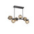 manufacturer_finish:Graphite|manufacturer_glass:Floret Crystal Inner - Bronze Outer|color_temperature:3000K