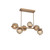 manufacturer_finish:Novel Brass|manufacturer_glass:Floret Crystal Inner - Bronze Outer|color_temperature:3000K