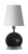 House of Troy - GEO110 - One Light Table Lamp - Geo - Black Matte w/Chrome