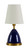 House of Troy - GEO209 - One Light Table Lamp - Geo - Navy Blue w/Weathered Brass
